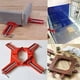 thumbnail image 5 of Desiderio Readcly-Abrazadera de ángulo recto de 90 grados, 4 abrazaderas de ángulo de carpintería de mandíbula ajustable, abrazadera de ángulo rojo para soldar múltiples marcos de cuña para, 5 of 5