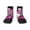 3 Black, variant on Skull White Horse Pattern Quarter Crew Socks,Toe Seamed Ankle Socks,Cotton Cushioned Breathable Athletic Crew Sports Socks