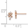 thumbnail image 7 of 14K Rose Gold Plated Madi K Cubic Zirconia Post Earrings, 7 of 7
