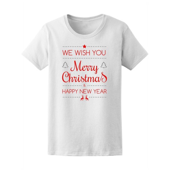 Christmas Wishes Decorations T-Shirt Women -Image by Shutterstock, Female Medium