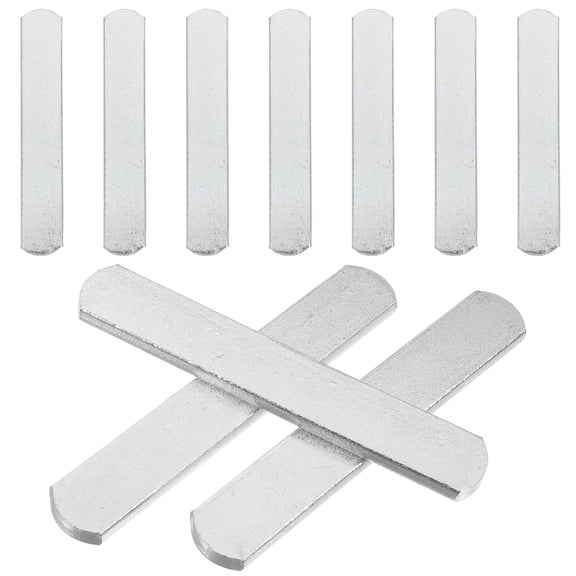 PTOOTP Sports Weight Plate Weight Bearing Steel Plate Silver 10 Pcs Home Workouts