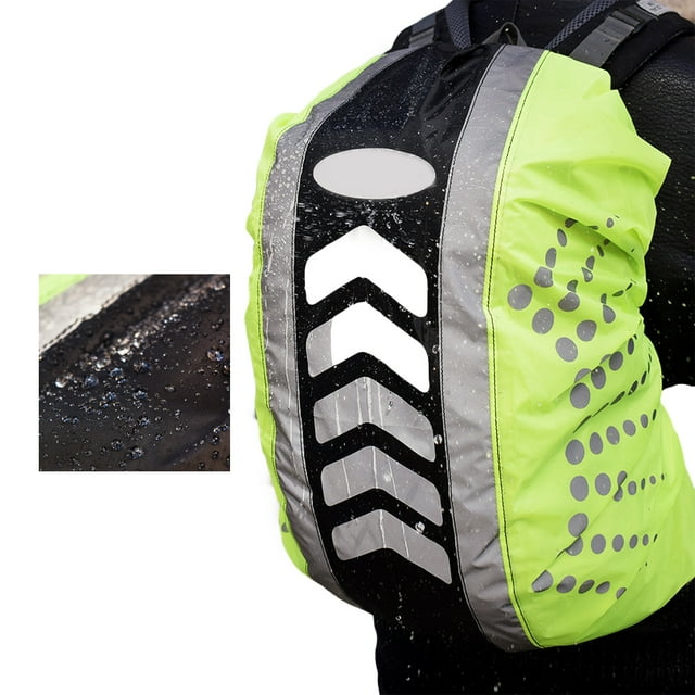Housse Imperméable à l'Eau de Pluie Sac Réfléchissant Ultraléger Protecteur pour la Randonnée en Plein Air