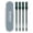 Green, variant on 2-in-1 Nose Trimmer 4 Pack – Double-Edged Stainless Steel Nose & Ear Grooming Tool with 360° Rotation,Manual Unisex Nose Removal,Soft Cleaning Brush,Travel-Friendly