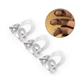 thumbnail image 5 of 12 púas de guitarra, púas de metal ajustables para el pulgar para guitarra, banjo, doradas, 5 of 5