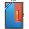 thumbnail image 3 of Abstract - Blue and Orange Walls Wall Poster, 14.725" x 22.375", Framed, 3 of 3
