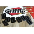 thumbnail image 6 of 8 PACK - Griffin Recessed Speaker Cabinet Handles for Rack Road Flight Case Spring Loaded Flush Metal Flip Pull with Grip Rubber Padding for Trunk Chest Carry Case DJ PA Pro-Audio Stage Gear Parts, 6 of 11