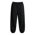 thumbnail image 3 of Klisyaur Children's Sweatpants Elastic High Waist Joggers Solid Color Winter Pants with Pockets Sizes 4-15, 3 of 5