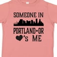 thumbnail image 4 of Inktastic Portland Oregon Someone Loves Me Skyline Boys or Girls Toddler T-Shirt, 4 of 5