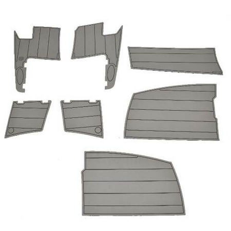 Chaparral Boat Swim Platform Mats 60.00643 | 347 SSX Gray (Set of 7)