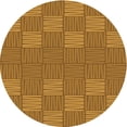 thumbnail image 1 of Ahgly Company Indoor Square Patterned Mahogany Brown Area Rugs, 3' Square, 1 of 1