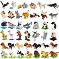 thumbnail image 3 of Mini bloques de construcción 3D, modelo de diamante con forma de animal, microladrillos, perro, gato, pájaro, alce, lobo, panda, guacamayo, juguetes para niños, regalos de cumpleaños, 3 of 5