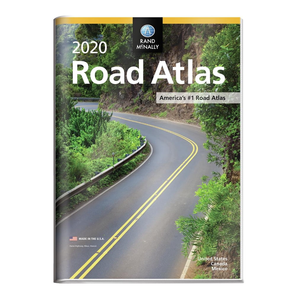 Rand mcnally 2020 road atlas w/ vinyl protective cover 9780528021039