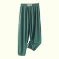 thumbnail image 4 of GERsome Baby Wide Leg Pants Soft Ice Silk Harem Pants for Boys Girls, 4 of 4