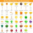 thumbnail image 3 of Juego de cocina Pretend Play Bruvoalon, juguete infantil de 56 piezas, 3 of 9