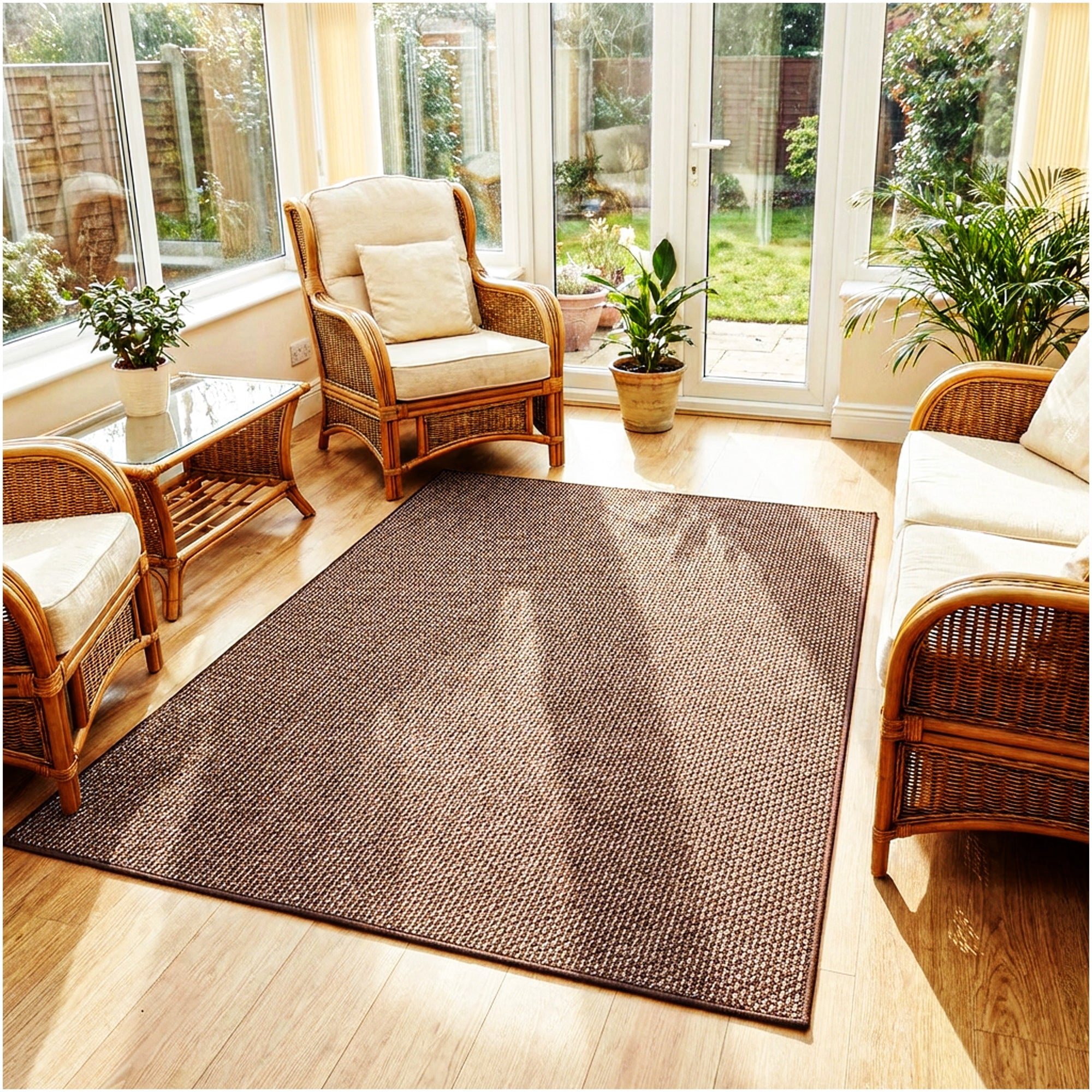 Koeckritz Rugs Nugget Special Cappuccino Blend Indoor/Outdoor Runner Rug, 2' 6" x 9'