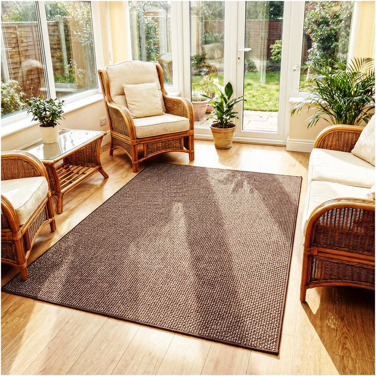 8'x12' Indoor-Outdoor Rug, Ideal for Porches, Patios, Gazebos, Sun