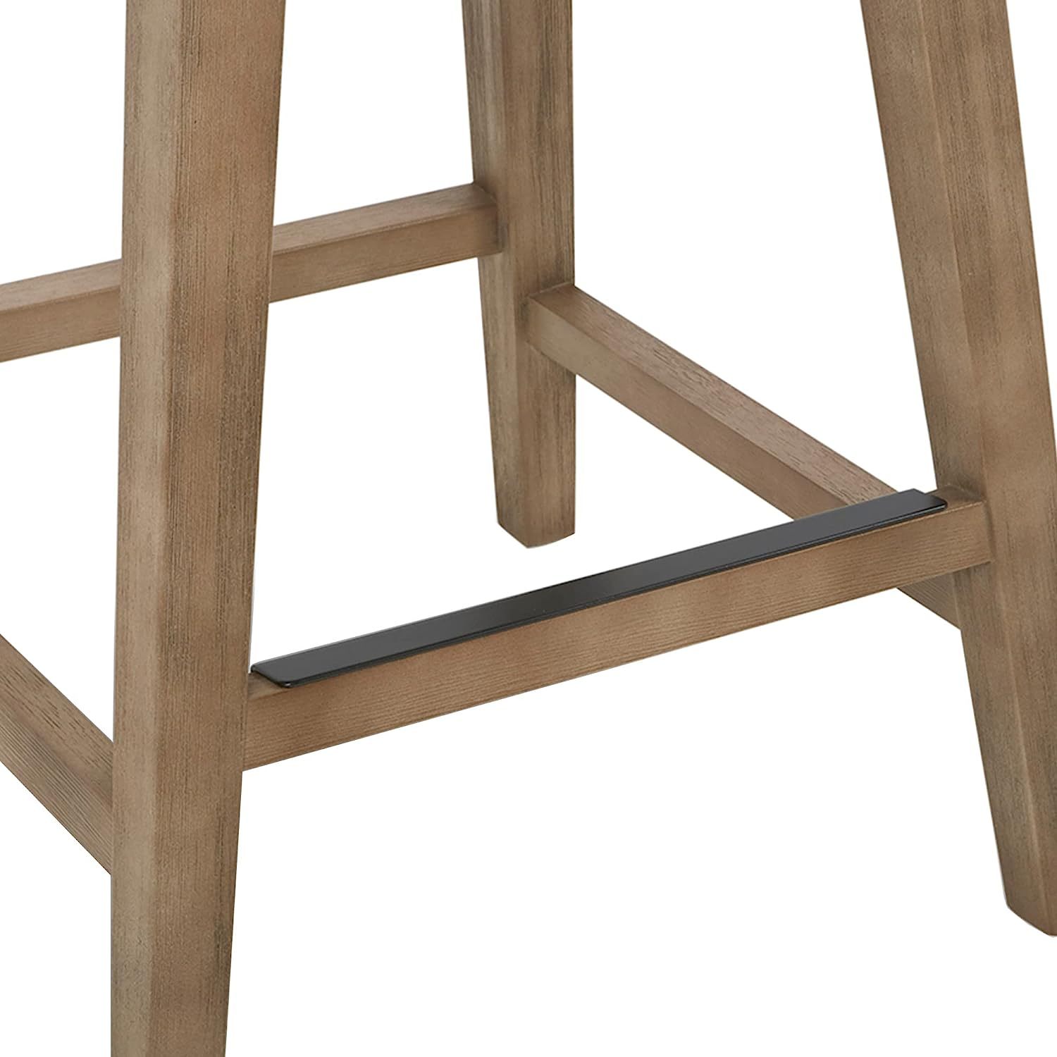 WBTAYB LShaped Metal Foot Rail Cover for Bartools Set of 2