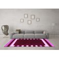 thumbnail image 3 of Ahgly Company Indoor Rectangle Abstract Pink Contemporary Area Rugs, 8' x 12', 3 of 4