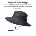 thumbnail image 4 of Sonducket Sombreros para el sol Niños Adultos Senderismo Sombrero de pescador Sombrero para viajes al aire libre Sombreros Negro/Adulto Sonducket AP009503-26B, 4 of 6