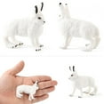 Duety 18pcs Mini Arctic Animal Figures, Polar Bear, Arctic Fox for Kids