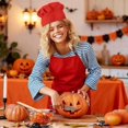 thumbnail image 4 of Conjunto de 6 Delantales y Gorro de Chef para Mujeres Adultas | Disfraz de Condimento Rojo con Tirantes Ajustables | Disfraz Grupal de Halloween | Disfraz de Fiesta En Equipo | Disfraz Familiar, 4 of 6