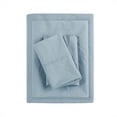 thumbnail image 5 of Comfort Classics 200 Thread Count Relaxed Cotton Percale Sheet Set, Teal, Cal King, 5 of 9