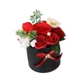 thumbnail image 3 of Caja de regalo con pétalos de rosa de jabón, decoración para el Día de la Madre, regalos de Año Nuevo para ella. Rojo, 3 of 9