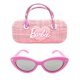 thumbnail image 1 of Gafas de sol Barbie con forma de ojo de gato para niña, con funda rígida, corazón rosa, 1 of 3