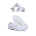 thumbnail image 1 of GENILU Cheer Shoes Girls Kids Breathable Lightweight Cheerleading Shoes Wide Width Dancing Sneakers for Women/Men/Big Kids/Youth White 9.5, 1 of 10
