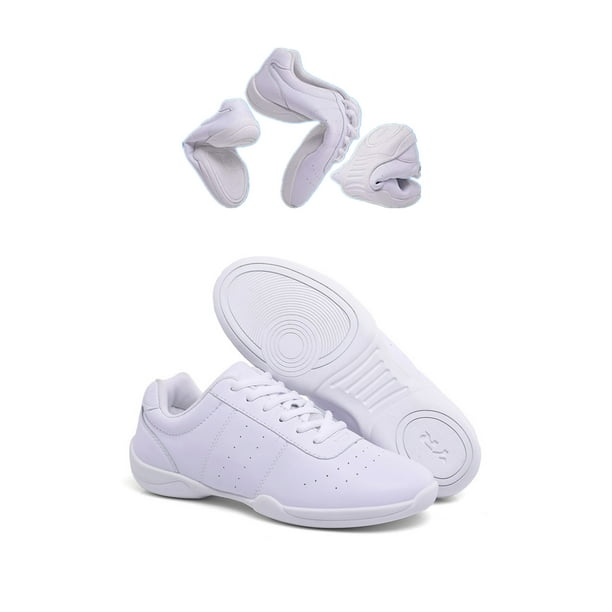GENILU Cheer Shoes Girls Kids Breathable Lightweight Cheerleading Shoes