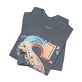 thumbnail image 4 of Letter S Graphic Unisex Tee With Vintage Artwork Short Sleeve Comfort, 4 of 16