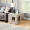 thumbnail image 2 of UniPaws UH5159 Small Pet Crate with Cushion -  Weathered Grey, 2 of 8
