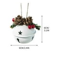 thumbnail image 3 of Christmas Tree Ornament Little Bell, Shatterproof Assorted with Hanging Rope for Xmas Decorations Home Party, Holiday Wedding WH, 3 of 3