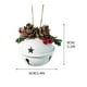 thumbnail image 3 of Christmas Tree Decorations Gold White Red Metal Pendants Christmas Decorations Hanging Ornaments, 3 of 3