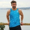 thumbnail image 6 of Salouo Winter With Snowflakes for Men's Tank Tops,Sleeveless Muscle Shirts for Men Quick Dry Workout Tank Top Gym Muscle Tee Fitness Bodybuilding Sleeveless T Shirt-Medium, 6 of 7