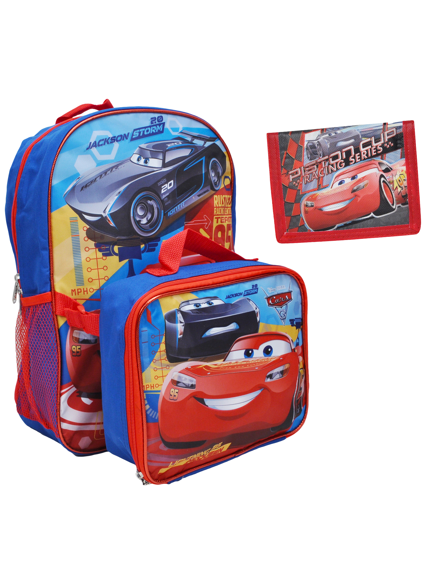 lightning mcqueen backpack walmart