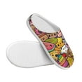 thumbnail image 3 of Daiia Fruit-Flavored Ice-Cream Print Women’s Fuzzy Slippers Memory Foam Lightweight House Shoes Cozy Loafer Flannel House Shoes-46/47, 3 of 7
