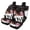 Santa Claus and The Piano, variant on Pzuqiu Snowman and Snowflake Car Seat Covers Set Fashion, for Automotive Seats SUV Seats Sedan Seats Suitable for most Cars Sedans