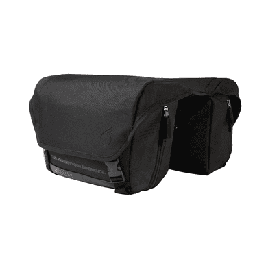sixthreezero Bike Bag Rear Rack, Waterproof Bicycle Pannier, Double Sided, Carry Handle, Gray