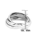 thumbnail image 5 of ELYA Jewelry Women's Polished Intertwined Triple Band Stainless Steel Ring, 5 of 5