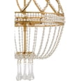 thumbnail image 3 of Antique Gold Leaf Ingenue Gold Chandelier, 3 of 3