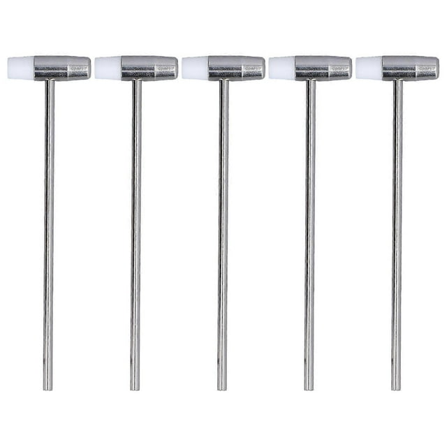 5Pcs Dual Head Hammer Mini Small 2 Face Jewelry Mallet for Crafts Watch Tuning Handcraft 6.5in