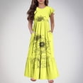 thumbnail image 1 of LOVZFMLL Robe Sans Manches Imprimée à la Mode pour Enfants Robe d'Été Décontractée Col Rond, 1 of 7