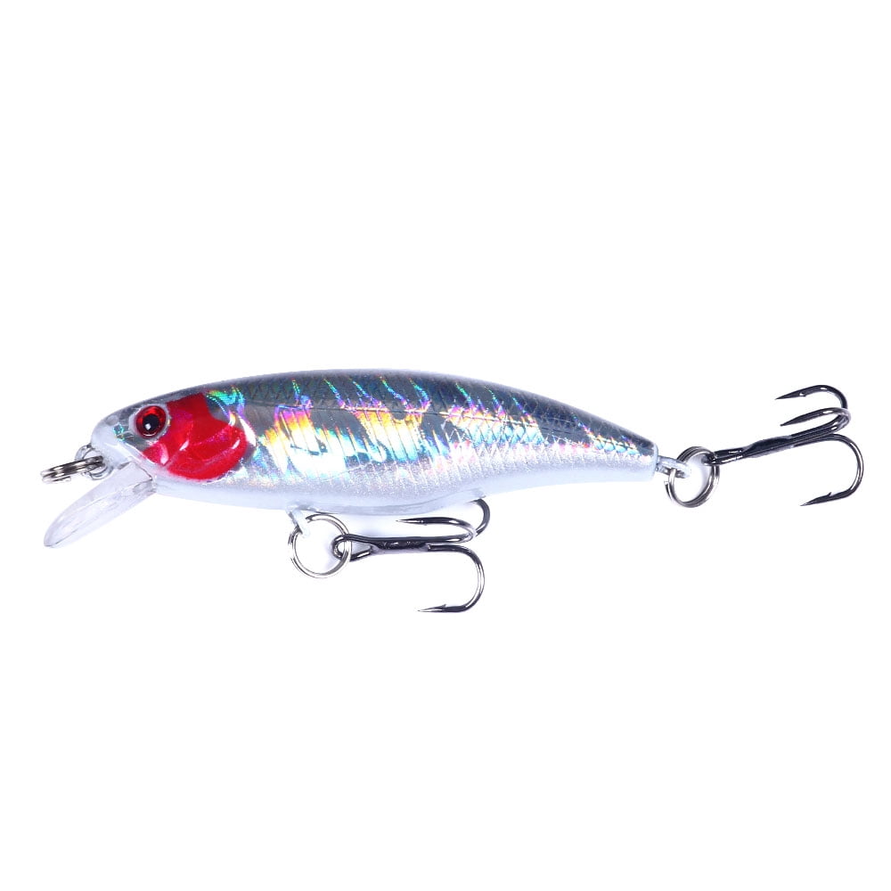 HENGJIA Fishing Lures Large Hard Bait Minnow VIB Lure with Treble Hook Life-Like Swimbait Fishing Bait Popper Crankbait Sinking Lure for Trout Bass Walleye Redfish