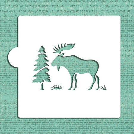 

Moose Cookie and Craft Stencil CM054 by Designer Stencils