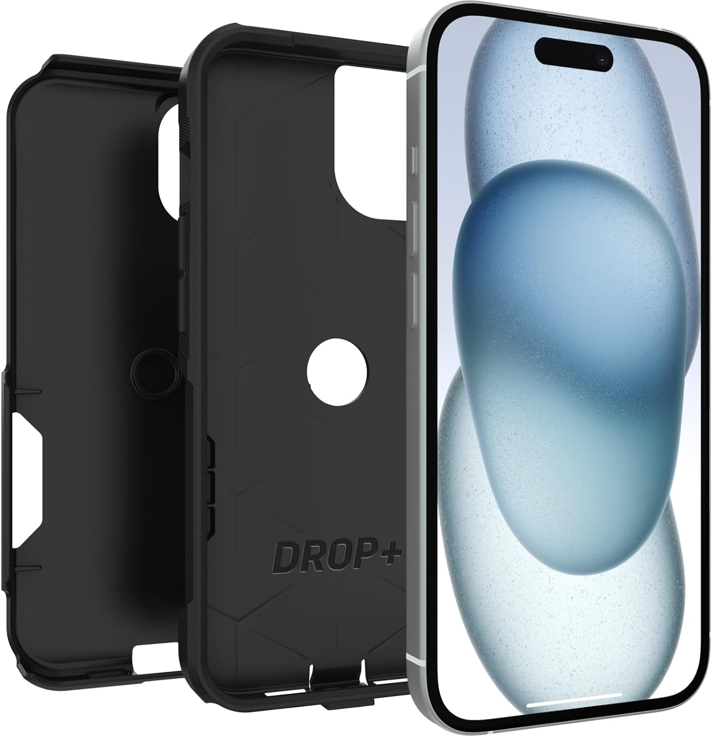 OtterBox iPhone 16e (Only) - Commuter Series Case - Black - Slim & Tough - Pocket-Friendly - with Port Protection - Non-Retail Packaging