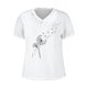 thumbnail image 3 of Camisetas de Manga Corta para las Mujeres, Impresión de Cuello en V Camiseta Casual Top Hecho de 95% Poliéster 5% Spandex para el Uso Diario de Primavera Verano, Camisetas para las Mujeres Casual, 3 of 4