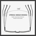 thumbnail image 4 of 3 Pack Slim Pocket Reading Glasses For Men Women Blue Light Blocking Compact Readers Spring Hinge Me, 4 of 5