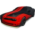 20082022 Dodge Challenger Ultraguard Stretch Satin Indoor Car Cover Sport Series Black/Red