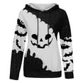 thumbnail image 3 of Halloween Hoodies for Women 2025 Funny Pumpkin Hoodie Long Sleeve Graphic Sweatshirt with Pockets Pullover Tops, 3 of 5